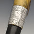 1889 British Antique Men's Walking Stick Antler Clutch Handle 91cm